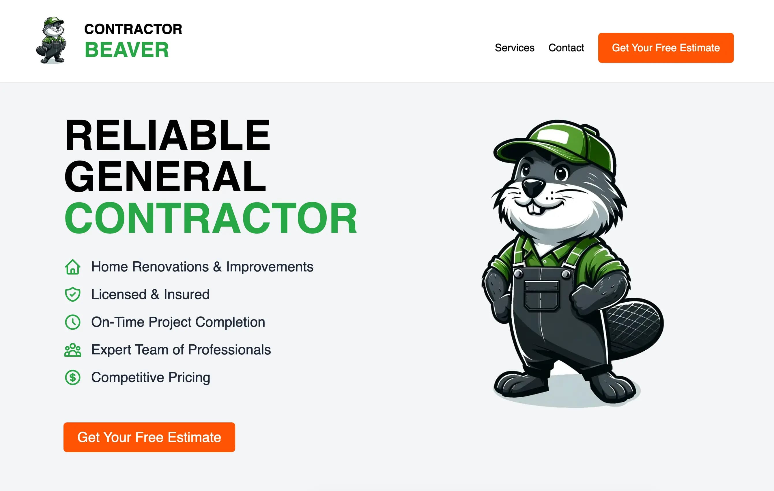 Contractor Beaver