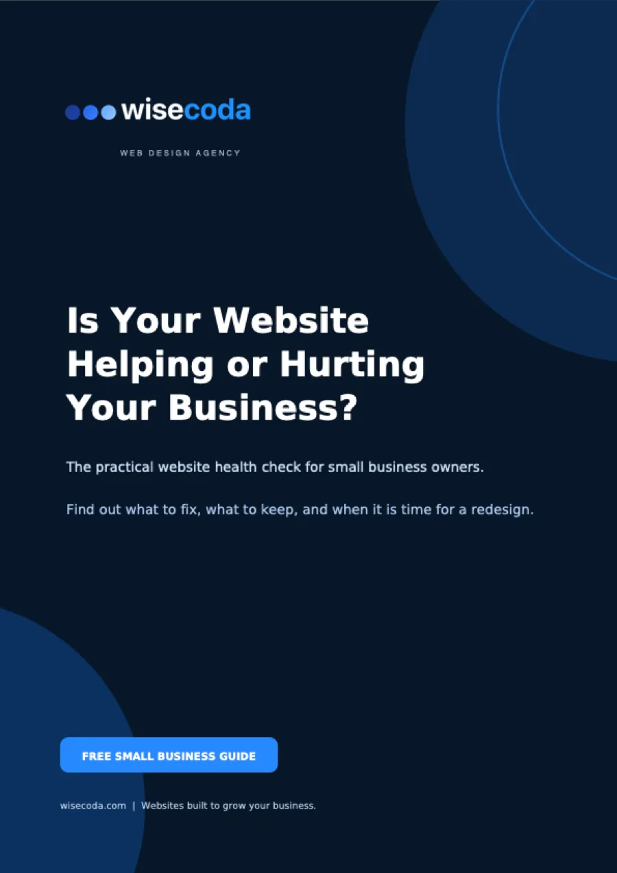 Cover of the Wisecoda website health check guide